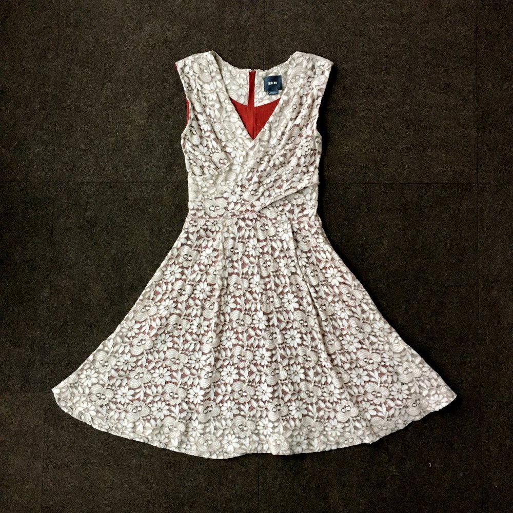 Maeve Lace Overlay Dress